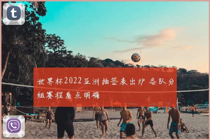 世界杯2022亚洲抽签表出炉 各队分组赛程看点明确